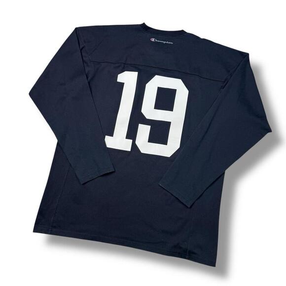 Champion Life Men’s Football Jersey #19 Size Large Long Sleeve Vintage Look Y2K - Picture 3 of 7